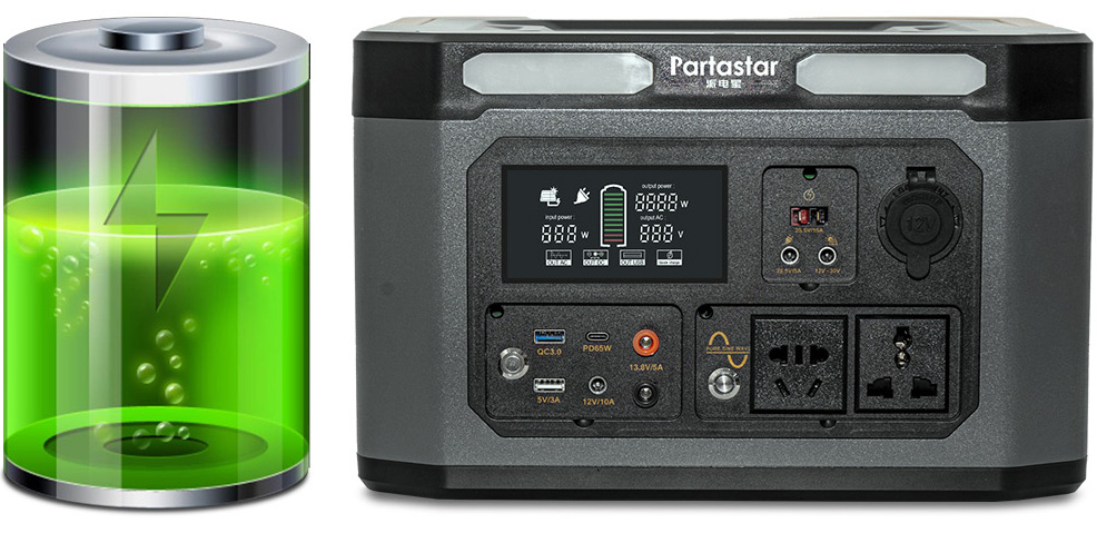 portable battery station