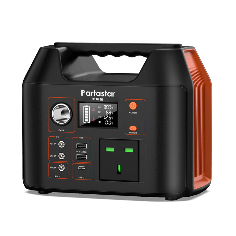 R300 Black And Orange 300w Outdoor Power Supply