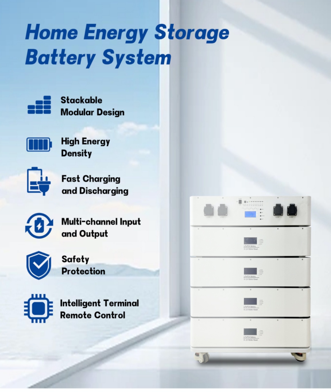 stacked battery pack