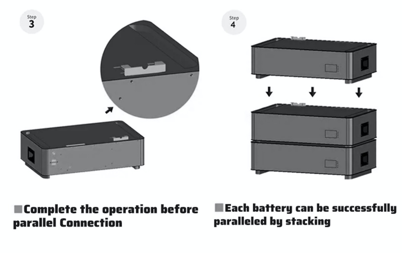 stacked battery pack